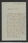Nachlass Franz Steindachner, Brief von Gustav Schneider (senior) an Franz Steindachner (27.08.1878), Inv.Nr. 461.13, Seite 1